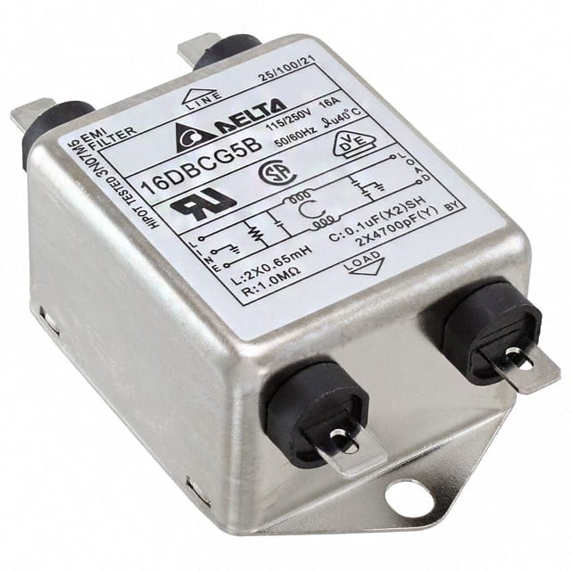 16DBCG5B Delta Electronics  Modules de filtrage de ligne électrique